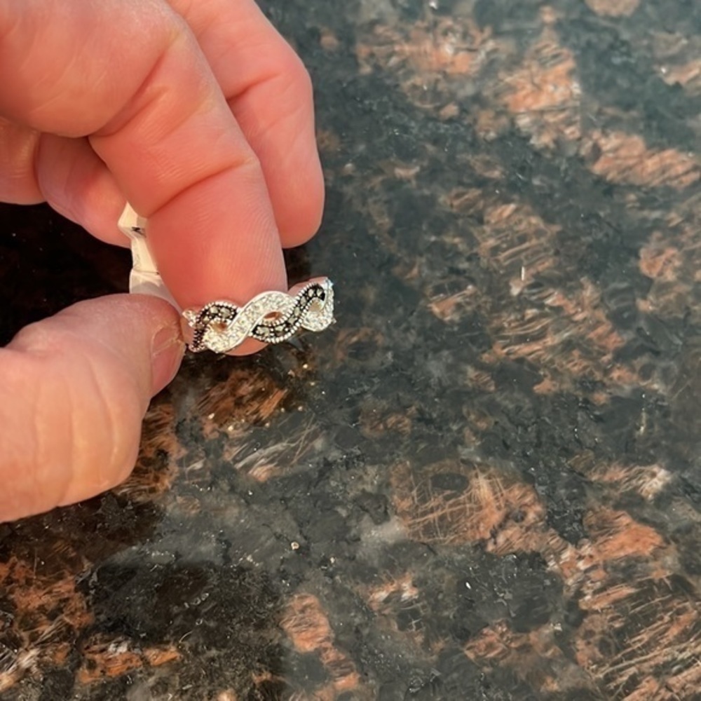 Silver plated ring - Picture 3 of 4